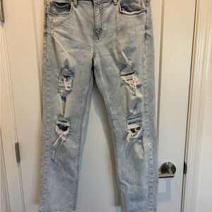 Eunina Distressed Light Blue Jeans - size 11